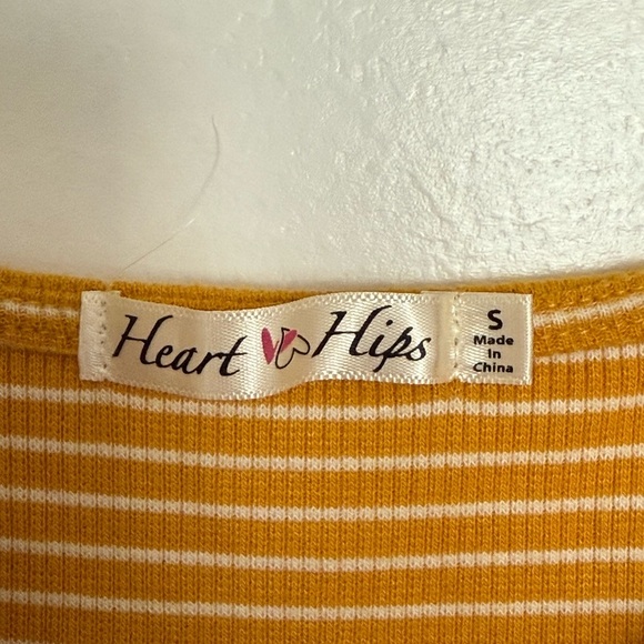 Yellow Striped Button-Down Dress - Picture 4 of 4